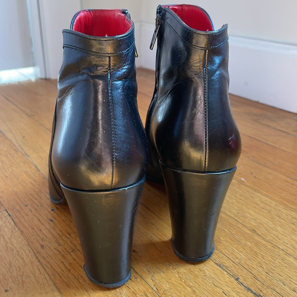 VINTAGE 90’s Free Lance black boots, square toe,size 40 - Picture 3 of 10